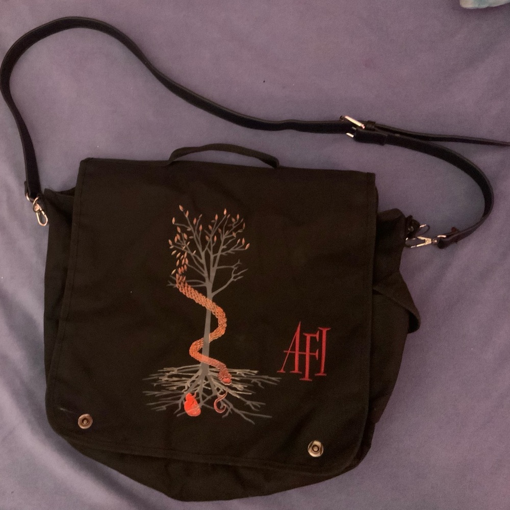 Vintage AFI Decemberunderground Messenger Bag | Scene Punk Emo Davey Havok